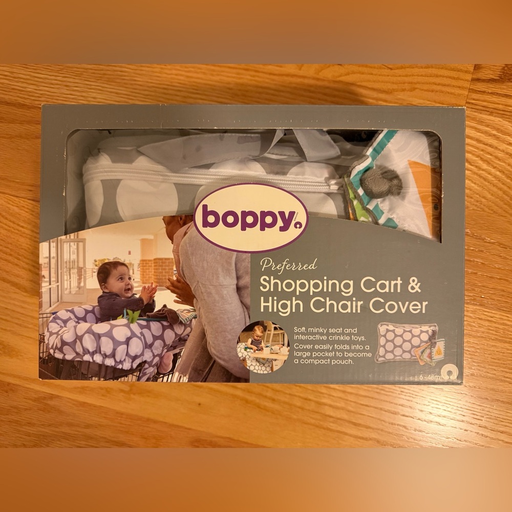 Boppy Shopping Cart cover - new in box